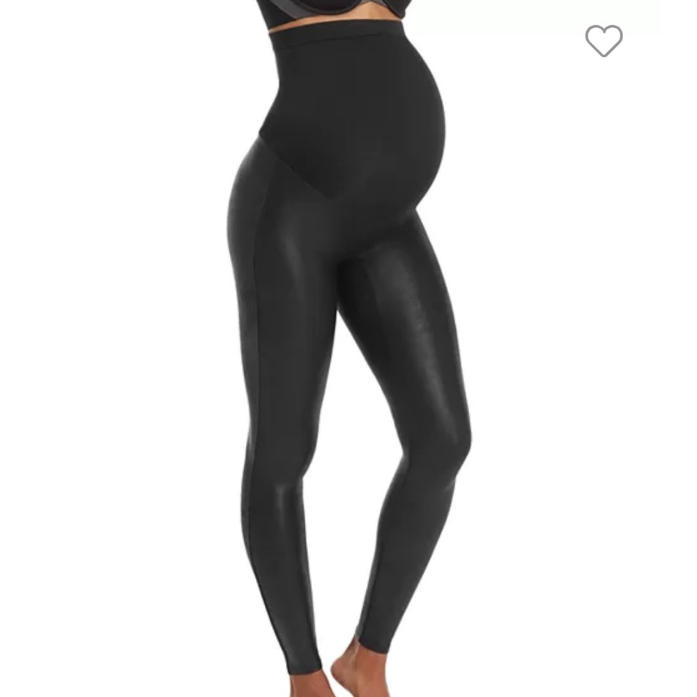 Maternity Spanx Faux Leather leggings